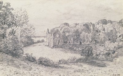 Netley Abbey,1888 by John Constable